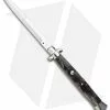 AGA Campolin 18" Italian Stiletto Knife Dark Horn (8" Satin Bayonet)