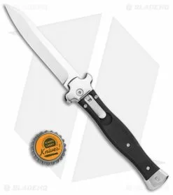 AGA Campolin Zero Reverse Tanto Leverlock Auto Knife Smooth Black G-10 (3.75") 3 AGA Campolin Zero Reverse Tanto Leverlock Auto Knife Smooth Black G-10 (3.75") -Bladehq Knives Sales AGA Campolin Zero Reverse Tanto LL Black G 10 Satin BHQ 117113 jr bottlecap