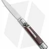 AKC 7.75" Slimline Lever Lock Automatic Knife Cocobolo (3.3" Satin Flat)