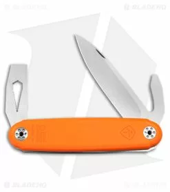 American Service Knife ASK The Jefferson Slip Joint Modular Multi-Tool Grabber Orange (2.9" Polish)