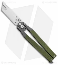 Artisan Cutlery Kinetic-Tool Automatic Butterfly Tool Green G-10 (2.8" SW)