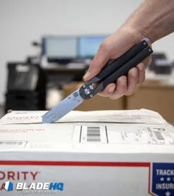 Artisan Cutlery Kinetic-Tool Automatic Butterfly Tool Black SS (2.8" Black) -Bladehq Knives Sales Artisan Cutlery Kinetic Tool Automatic Butterfly Tool Round Black G 10 SW BHQ 95871 kp cutting box web 2