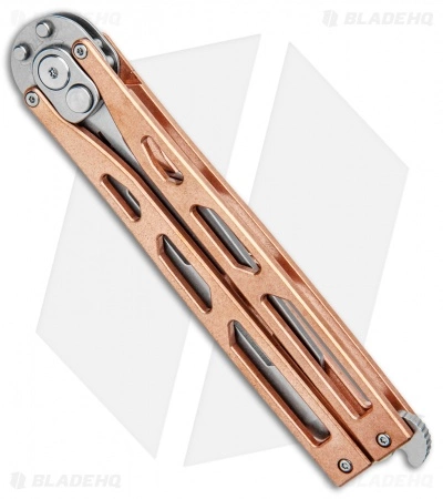 Artisan Cutlery Kinetic-Tool Automatic Butterfly Tool Copper (4" Satin) Artisan Cutlery Kinetic-Tool Automatic Butterfly Tool Copper (4" Satin) -Bladehq Knives Sales Artisan Cutlery Kinetic Tool Butterfly Tool Copper Satin BHQ 97064 jr spine