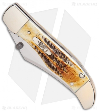 Case Kickstart Mid-Folding Hunter Assisted Knife Bone Stag (6.51265AC SS) Case Cutlery Case Kickstart Mid-Folding Hunter Assisted Knife Bone Stag (6.51265AC SS) -Bladehq Knives Sales Assisted Opener Case Stag bone mid hunter Clip BHQ 86871 er spine
