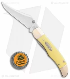 Case Cutlery Case Kickstart Mid-Folding Hunter Assisted Knife Yellow (31265AC SS) 3 Case Cutlery Case Kickstart Mid-Folding Hunter Assisted Knife Yellow (31265AC SS) -Bladehq Knives Sales Assisted Opener Smooth Yellow Synthetic Mid Hunter clip BHQ 86872 er bottlecap