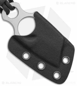 B'yond EDC Asymmetrical Micro Santoku Fixed Blade Knife Gray Fob (1.5" Satin) -Bladehq Knives Sales Asymmetrical Micro Santoku Fixed Blade Satin Gray Fob BHQ 145460 jr sheath