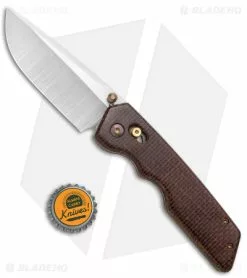 Attn2Detail Mercantile MK 3 Large Bar Lock Knife Burlap Micarta (3.7" Satin) -Bladehq Knives Sales Attn2Detail Mercantile MK 3 Large Bar Lock Burlap Micarta Satin BHQ 176297 jr bottlecap