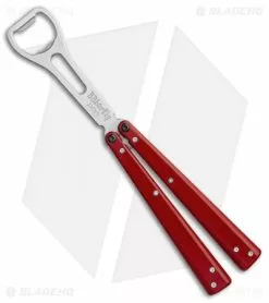 BB Barfly Pro Model Bottle Opener Butterfly Trainer (Red)