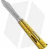 BRS Alpha Beast Infinity Balisong Butterfly Knife Titanium Gold (4.5" SW)