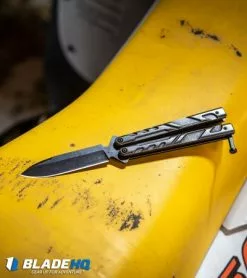 Bear Ops Bear Song VII Butterfly Knife Titanium (4" Black SW) -Bladehq Knives Sales Bear Ops Bear Song VII Butterfly Knife Titanium Black SW BHQ 94479 kp quad seat web