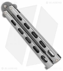 Bear & Son Butterfly Knife Tanto Stainless Steel (4.1" Bead Blast) SS14A -Bladehq Knives Sales Bear Son Butterfly Tanto Stainless Steel BB BHQ 87647 er spine