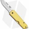 Bear & Son 110 Slip Joint Pocket Knife Yellow Aluminum (2.4" Satin)