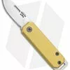 Bear & Son 109 Slip Joint Pocket Knife Yellow Aluminum (1.5" Satin)