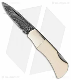 Bear & Son Cutlery Mini Executive Lockback Knife (1.5" Damascus) IV40D
