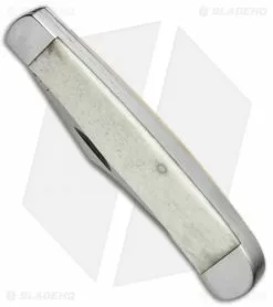 Bear & Son Bear And Son Trapper Pocket Knife 2.875" White Bone WSB54 -Bladehq Knives Sales Bear and Son Trapper Pocket Knife White Bone WSB54 BHQ 71333 jr spine