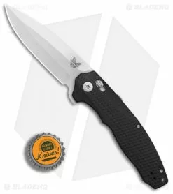 Benchmade 495 Vector AXIS-Assist Knife Black G-10 (3.6" Satin) -Bladehq Knives Sales Benchmade 495 Vector Black G10 satin BHQ 78757 er bottlecap