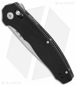 Benchmade 495 Vector AXIS-Assist Knife Black G-10 (3.6" Satin) -Bladehq Knives Sales Benchmade 495 Vector Black G10 satin BHQ 78757 er spine