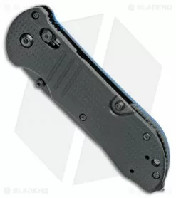 Benchmade 917SBK-1901 Triage Axis Lock Knife Black G-10 (3.4" Black Serr) -Bladehq Knives Sales Benchmade Triage Axis Lock black G 10 Black Serr 917SBK 1901 BHQ 105738 jr spine