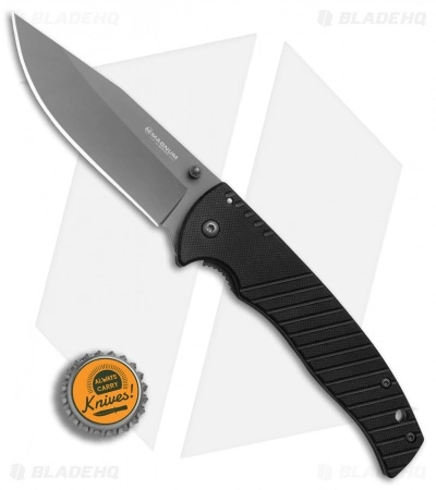 Boker Magnum Black Flash Spring Assisted Knife Black G-10 (3.7" Gray) Boker Magnum Black Flash Spring Assisted Knife Black G-10 (3.7" Gray) -Bladehq Knives Sales Boker Magnum Black Flash BHQ 80850 er bottlecap