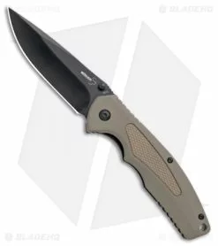 Boker Plus Gemini NGA Spring Assisted Knife Coyote Brown (3.5" Black) 01BO504