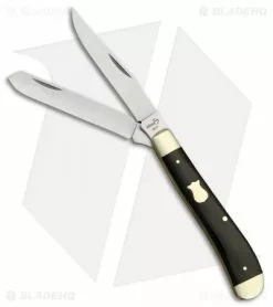 Boker Plus Mini Trapper Pocket Knife Black (3.125" Satin) 01BO294B