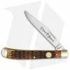 Boker Slim Line Trapper 4" Brown Jigged Bone 110735