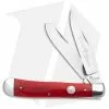 Boker Trapper Traditional Pocket Knife Smooth Red Bone (3.2" Satin)