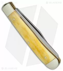 Boker Trapper Pocket Knife 4.25" Yellow Bone 110731 2 Boker Trapper Pocket Knife 4.25" Yellow Bone 110731 -Bladehq Knives Sales Boker Trapper Yellow Bone BO110731 BHQ 40074 jr side