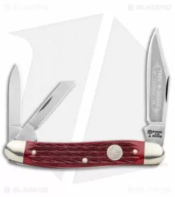 Boker Whittler Pocket Knife Jigged Red Bone 110280SRB