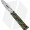 Bradley Kimura Butterfly Balisong Knife Green G-10 (3.9" Bead Blast)