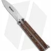 Bradley Kimura Butterfly Balisong Knife Orange/Black G-10 (4" Bead Blast)