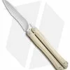 Brous Blades Balisong B3 Butterfly Knife Burnt Bronze Cerakote SS (4.25" Satin)