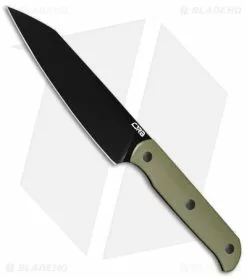CJRB Silax Fixed Blade Knife Green G-10 (5.1" Black AR-RPM9)