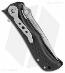 Camillus Blaze Spring Assisted Knife Black Zytel (3" Satin Serr) 925 -Bladehq Knives Sales Camillus Blaze black zytel satin serr 925 BHQ 67844 er side