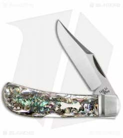 Case Cutlery Case Bose Locking Lanny's Clip Knife Smooth Abalone (3" Satin) 08836