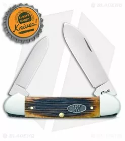 Case Cutlery Canoe Traditional Pocket Knife 3.625" Antique Bone 25156 -Bladehq Knives Sales Case Canoe Antique Bone 25156 BHQ 101122 jr bottlecap