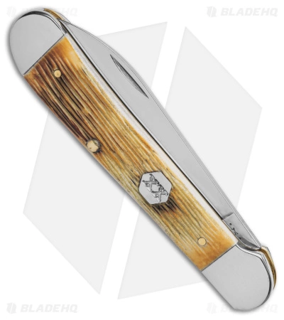 Case Copperhead Pocket Knife Burnt Cream Bone Barnboard Jig (3" Polish) 36727 Case Knives Case Copperhead Pocket Knife Burnt Cream Bone Barnboard Jig (3" Polish) 36727 -Bladehq Knives Sales Case Copperhead Knife Burnt Cream Bone Barnboard Jigged BHQ 138450 td side