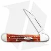 Case Cutlery Case Knives Copperlock 3.625" Knife Pocket Worn Harvest Orange Bone (61549L SS)