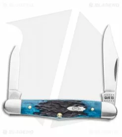 Case Cutlery Case Half Whittler Pocket Knife 3.25" Blue Rogers Corn Cob Bone (6208 SS) 02862