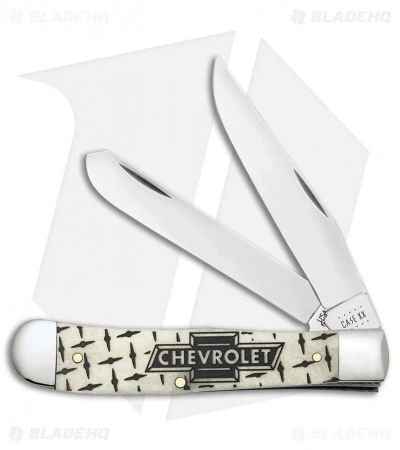 Case Cutlery Chevrolet Trapper Knife 4.25" Natural Bone (6254 SS) 33700 Case Cutlery Chevrolet Trapper Knife 4.25" Natural Bone (6254 SS) 33700 -Bladehq Knives Sales Case Cutlery Chevrolet Trapper BHQ 134922 jr