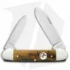 Case Cutlery Canoe Ducks Unlimited Knife Smooth Antique Bone (62131 SS)