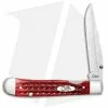 Case Cutlery Case Kickstart TrapperLock Assisted Knife Pocket Worn Old Red Bone (6154AC SS)
