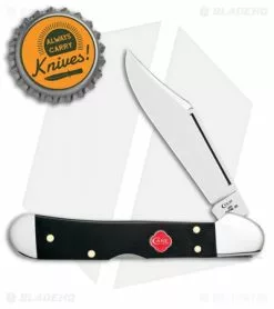 Case Cutlery Mini Copperlock Knife 3.625" Black Synthetic (21749L SS) 31272 3 Case Cutlery Mini Copperlock Knife 3.625" Black Synthetic (21749L SS) 31272 -Bladehq Knives Sales Case Cutlery Mini Copperlock Black Synthetic SS 31272 BHQ 100396 jr bottlecap