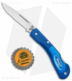 Case Ford Mini Blackhorn Lockback Knife 3.0" Blue ( LT1059L) 14311 -Bladehq Knives Sales Case Ford Mini Blackhorn Blue Bone BHQ 41897 jr bottlecap