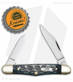 Case Cutlery Case Half Whittler Knife Pocket Worn Grey Bone CV (6208 CV) 58416 -Bladehq Knives Sales Case Half Whittler Pocket Knife Worn Gray Bone CV 58416 BHQ 123430 jr bottlecap
