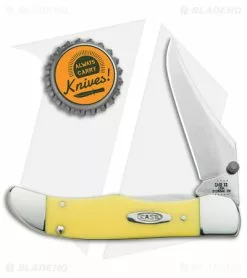Case Cutlery Case Kickstart Mid-Folding Hunter Assisted Knife Yellow (31265AC CV) 30117 -Bladehq Knives Sales Case Kickstart Mid Folding Hunter Assisted Yellow SW BHQ 122439 jr bottlecap