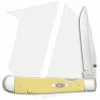 Case Cutlery Case Kickstart TrapperLock Assisted Knife Synthetic Yellow (3154AC SS)