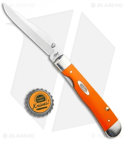 Case Kickstart TrapperLock Assisted Knife Synthetic Orange (4154AC SS) Case Cutlery Case Kickstart TrapperLock Assisted Knife Synthetic Orange (4154AC SS) -Bladehq Knives Sales Case Kickstart TrapperLock Assited Synthetic Orange SS 80511 BHQ 95057 jr bottlecap