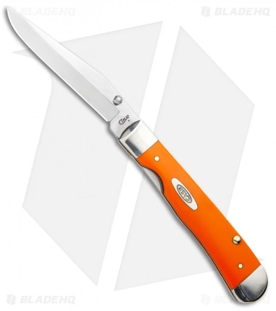 Case Kickstart TrapperLock Assisted Knife Synthetic Orange (4154AC SS) Case Cutlery Case Kickstart TrapperLock Assisted Knife Synthetic Orange (4154AC SS) -Bladehq Knives Sales Case Kickstart TrapperLock Assited Synthetic Orange SS 80511 BHQ 95057 jr
