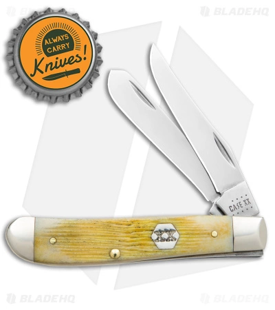 Case Mini Trapper Knife Burnt Cream Bone Barnboard Jigged (2.7" Polish) 36725 Case Mini Trapper Knife Burnt Cream Bone Barnboard Jigged (2.7" Polish) 36725 -Bladehq Knives Sales Case Mini Trapper Burnt Cream Bone Barnboard Jigged SS BHQ 138448 jr bottlecap